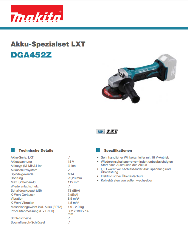 Makita 18V Akku-Maschinen-Set 'DLX6046 ' 6-teilig inklusive 3 Akkus 3,0AH und Ladegerät